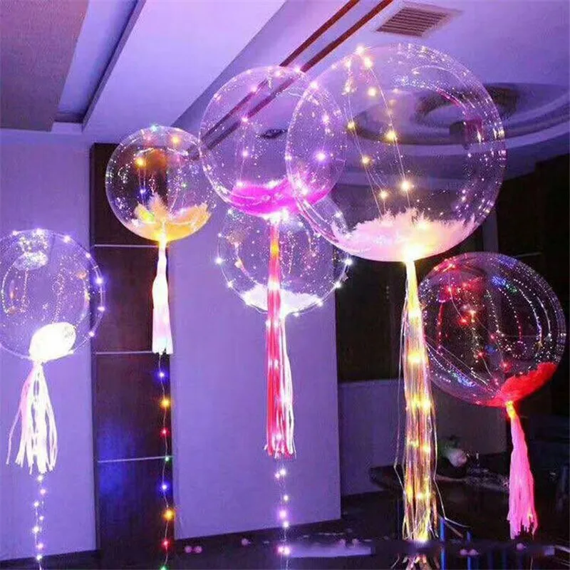New bobo ball led line string balloon decorated with color light for Christmas Halloween Wedding Party children home Decoration New bobo ball led line string balloon decorated with color light for Christmas Halloween Wedding Party children home Decoration