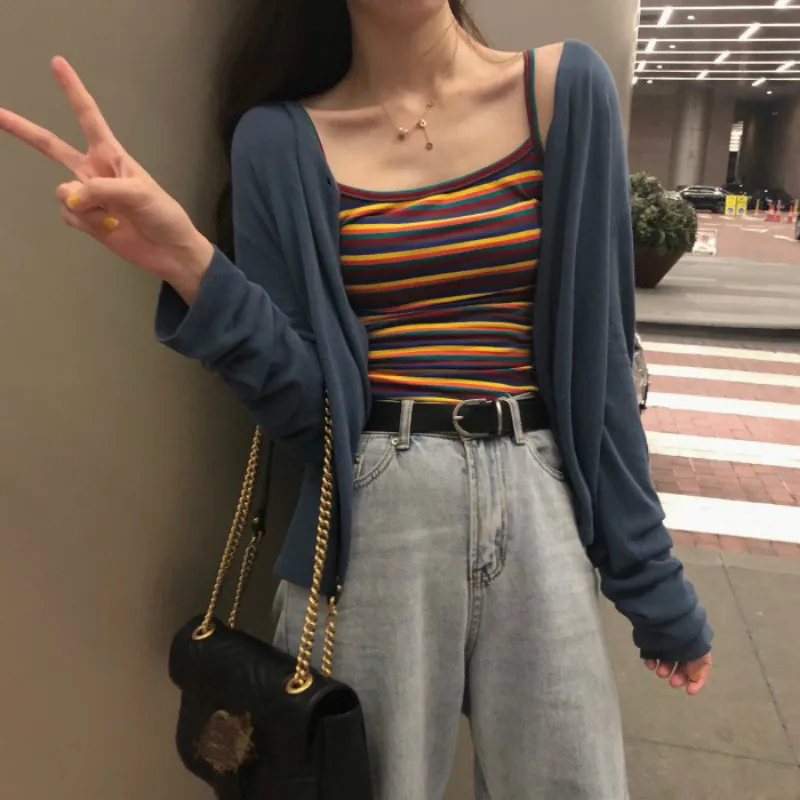 

Cheap wholesale 2019 new Spring Summer Autumn Hot selling women's fashion casual Sunscreen cardigan MPKM740