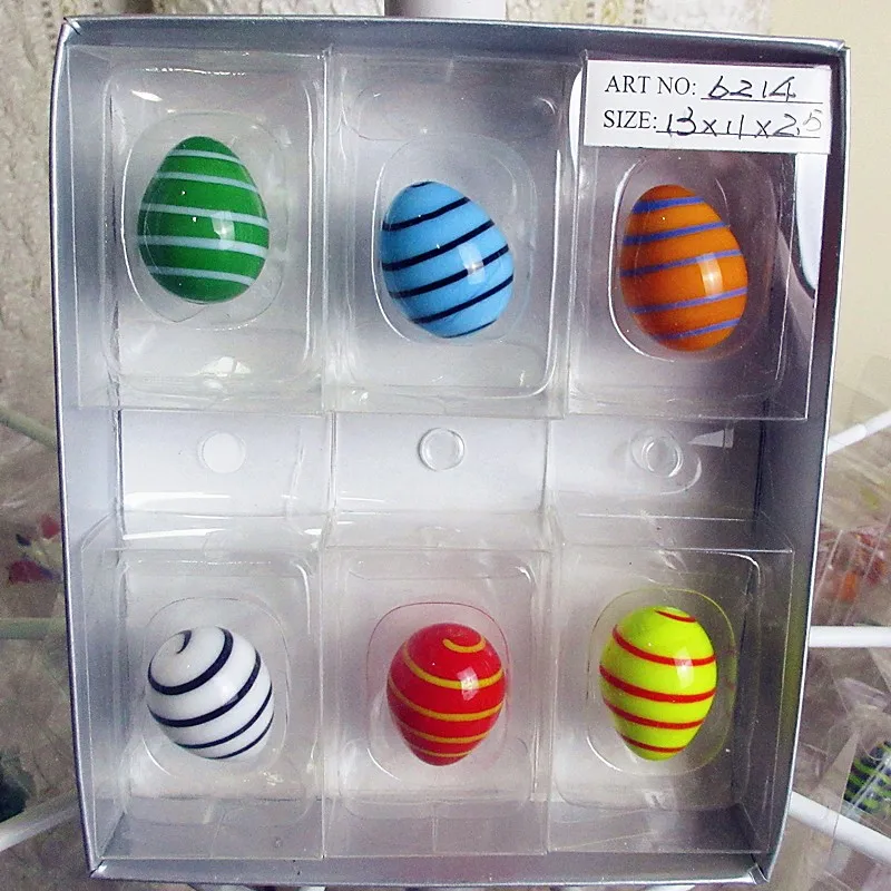 

Wholesale manufacturers hand blown glass ornaments Home Furnishing Easter egg model sculpture garden landscape egg accessories