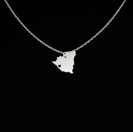 

Nicaragua Charm Necklace Engrave Some Letters Copper Nicaragua Jewelry Nicaragua Gift For Men And Women YP4054