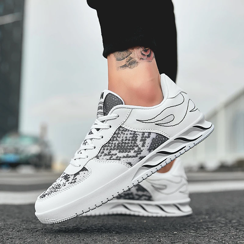 

Men Shoes Brand New Fashion Mens Casual shoes 2018 Breathable Lace Up Casual Designer Mesh Shoes Man Casual shoes 5