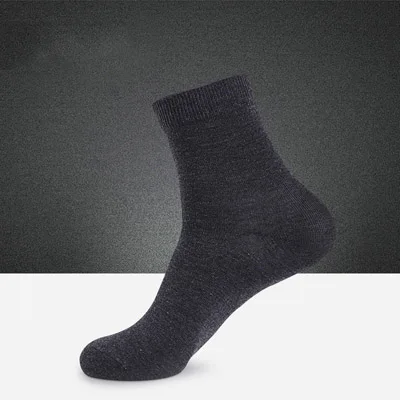 Новинка года; 5 пар Хлопковых Носков Nano серебристого цвета; Модные Повседневные носки; антибактериальные дезодорирующие мужские носки; сезон осень-зима - Цвет: Dark Gray