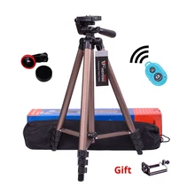 DF WT3130A portable DSLR camera Camcorder tripod font b smartphone b font tripod stand with clamp