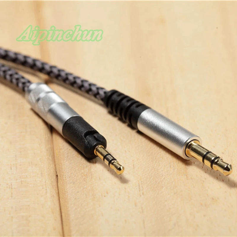 Aipinchun 3,5 мм до 2,5 мм разъем, гарнитура Замена аудио кабель шнур для наушников HD598 HD595 HD558 HD518 длина 1,8 м