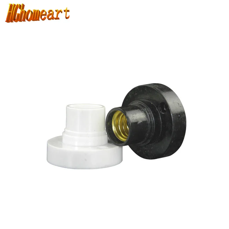 

HGhomeart E14 lamp holder for flat lamp holder switching lamp holder with large screw and small nut flame retardant green PBT