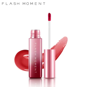 

Flash Moment Mirror Liquid tint lip gloss Moisturizer plumper lipgloss Lip Glaze Long Lasting tinting lip stain good texture