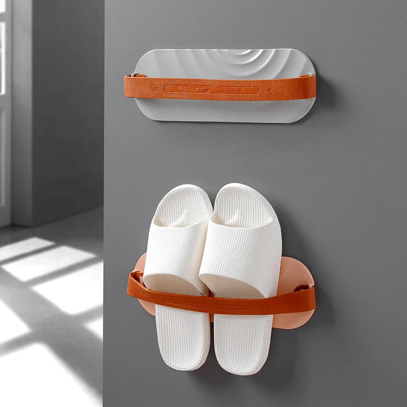 

Bathroom slipper rack wall hanging shoe rack save space hanging drainage shoe rack organizer Stand Shelf for Living Room