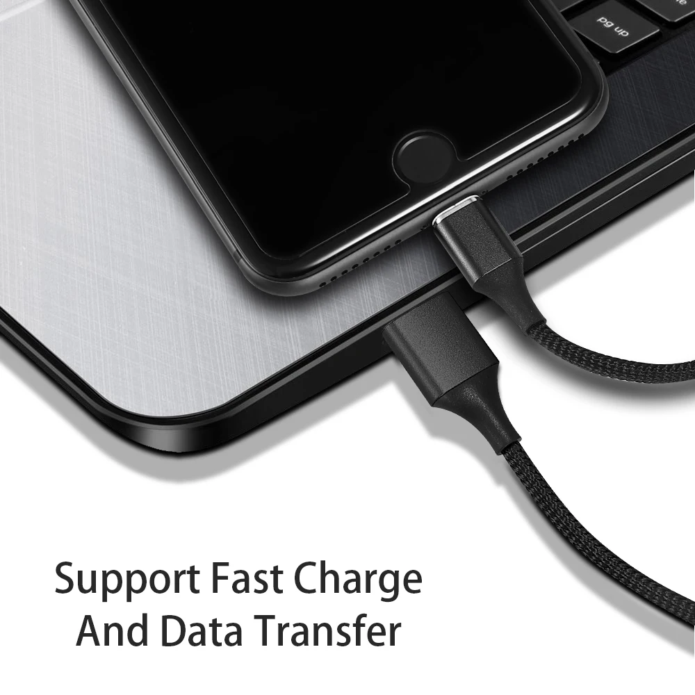 Магнитный USB кабель 3A Type C Micro для быстрой зарядки магнитное зарядное устройство iOS