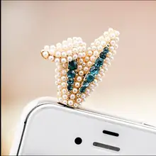 Милые жемчужные милые уши дизайн Анти Пыль Разъем для Iphone6 6s для samsung S6 для Xiaomi Meizu и все 3,5 мм разъем для наушников