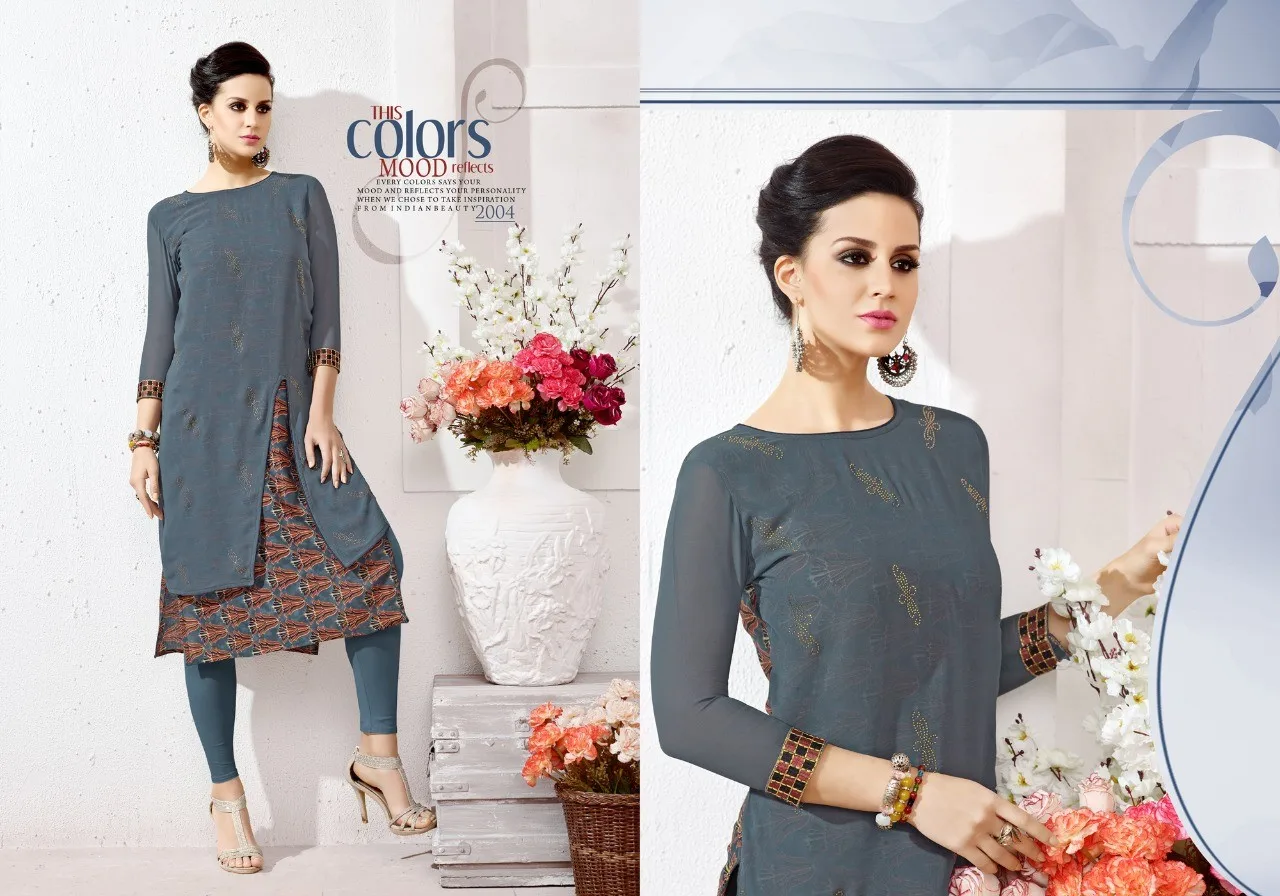Ao Nha ấn độ Pakistan Bollywood Nha Thiết Kế Thời Trang Ao Dai Phụ Nữ Bong Rayon Kurti Kurta In Top Dress New Mặc Giản Dị India Pakistan Clothing Aliexpress