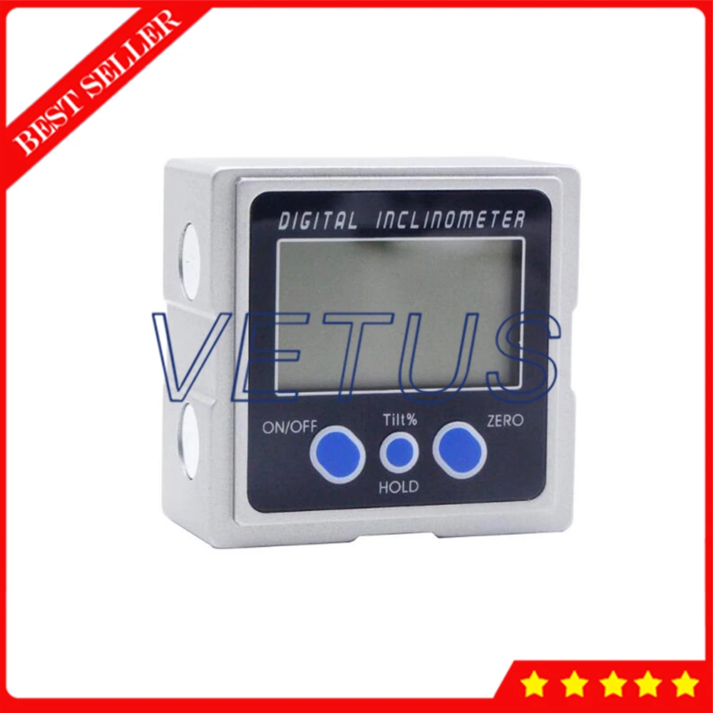 Цифровой Инклинометр 5339 90 электронный транспортир 360 градусов магнитный с тремя