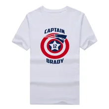 New 2017 captain Tom Brady 12 Tb shirt Cool Printed 20116 fashion patriots T-shirt 10171400