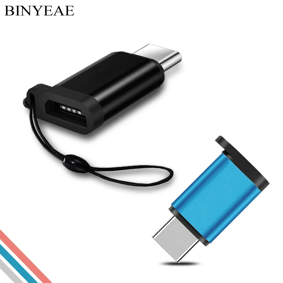 Адаптер USB Type C для Huawei P20/Mate 10/Pro Micro Женский к Мужской конвертер OTG адаптер зарядки