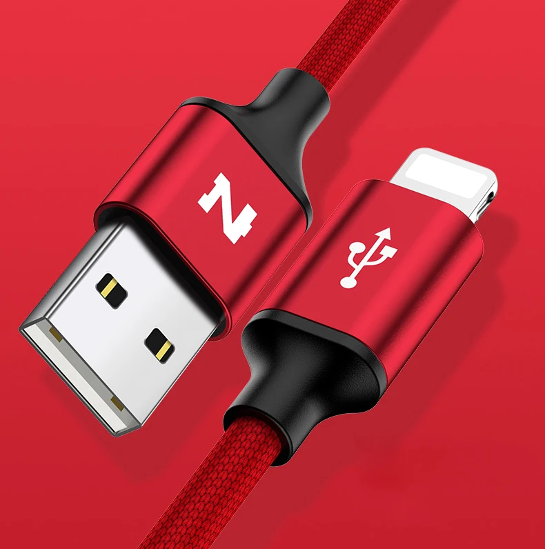 Nohon Cable For iPhone X 8 8 Plus 7 7Plus 6 6S 5S Plus iOS 11 10 9 8 iPad 8pin Fast Charger Data Sync Phone Cables For Lightning Details (01)