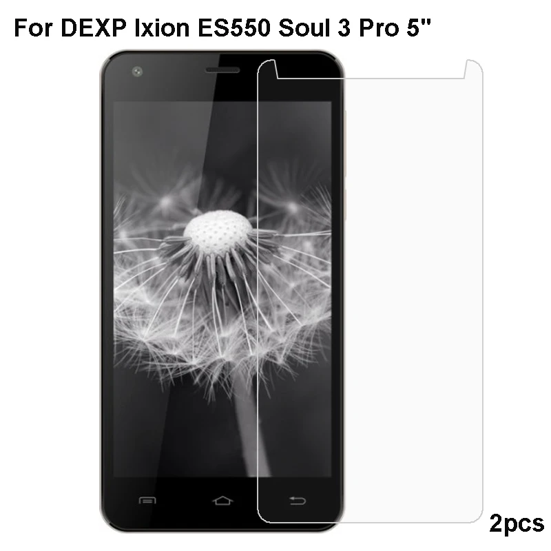 Tempered Glass For DEXP Ixion ES550 Soul 3 Pro Screen Protector Protective Film 2PCS | Мобильные телефоны и аксессуары