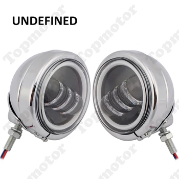 

4.5"LED Motorcycle Fog Light Angle Eye Auxiliary Fog Passing Lamp For Harley Electra Glide 1997-2013 Road King FLHX 2014-2019