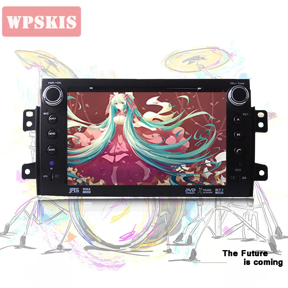 

For Suzuki SX4 2007 2009 2011 2013 android 9.0 4GB 64GB Car Radio audio stereo gps navi with 3g wifi Mirror OBD2 carplay