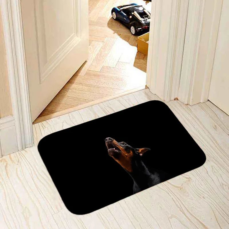 Modern home decorative door mat popular dogs pug/border collie/bull terrier/French bulldog photo print 40x60cm floor mat carpet - Цвет: MI 9