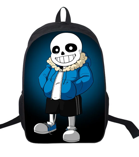 16 дюймов Аниме Undertale рюкзак для подростков мальчиков девочек школьные сумки для женщин мужчин Дорожная сумка Детские школьные рюкзаки подарок