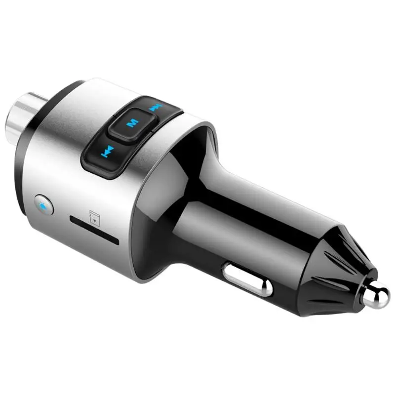 Автомобильный Bluetooth 4,2 fm-передатчик громкой связи Bluetooth гарнитура для Авто Аудио MP3 плеер светодиодный Дисплей Dual USB QC3.0 USB Зарядное устройство TF карты с DSP A2DP