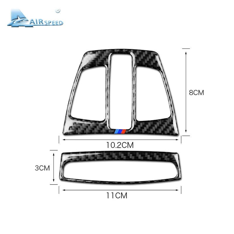 Скорости полета для BMW F20 F30 F34 F32 X5 F15 X6 F16 X1 F48 аксессуары углеродного волокна внутренняя отделка автомобиля лампа для чтения рамка наклейки