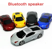 Bluetooth Car Shape Speaker USB TF FM Radio USB MP3 Music Player Stereo Speakers Bass Funny Kid Toy Gift Sound Box for PC Phone