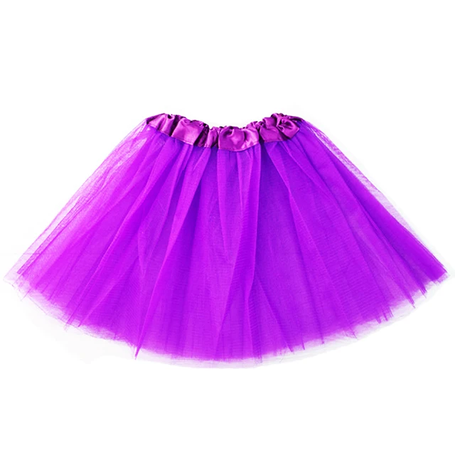 Girl Tutu Skirt New summer Kids Clothes Princess fluffy tulle Girls Skirts Lovely Ball Gown Children Clothing Baby Clothes - Цвет: DarkPurple