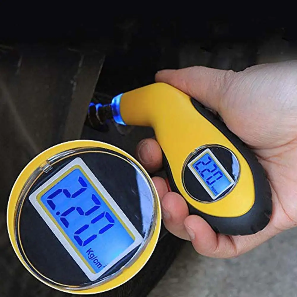 

NEW Digital LED Display Car Tyre Air Pressure Gauge Meter Manometer Barometers Tester Tool Car Tire Tool for Auto Car Motorcycle