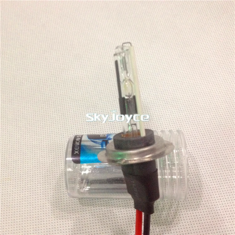 SKYJOYCE 2X35 W 12V hid xenon H7R лампа 4300K 5000K 6000K 8000K с металлическим основанием H7R покрытие слой hid фары аксессуары