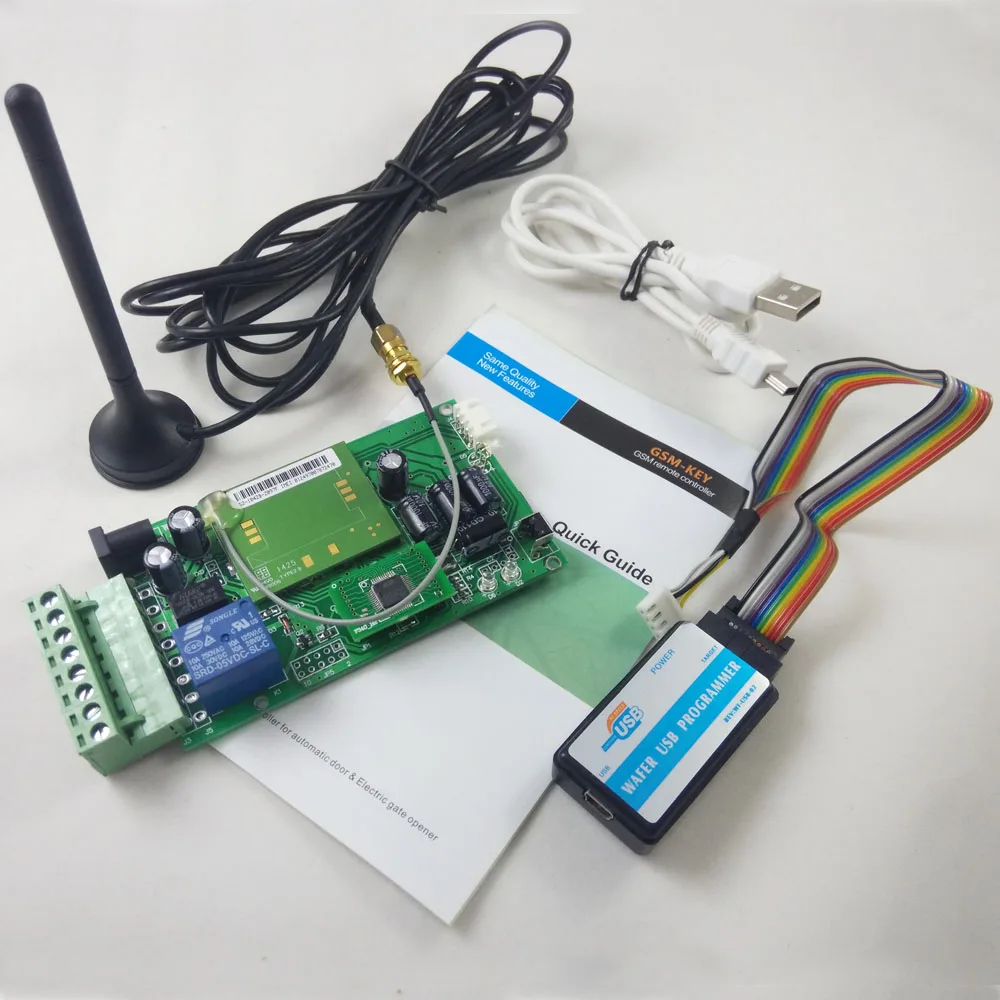 Бесплатная доставка GSM ключ DC200 два релейных выхода и входа сигнала тревоги ворот