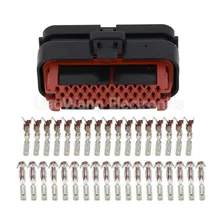 10 Sets 35 Pin automotive computer connector with high quality with terminal DJ7355-1.5-21 35P connector