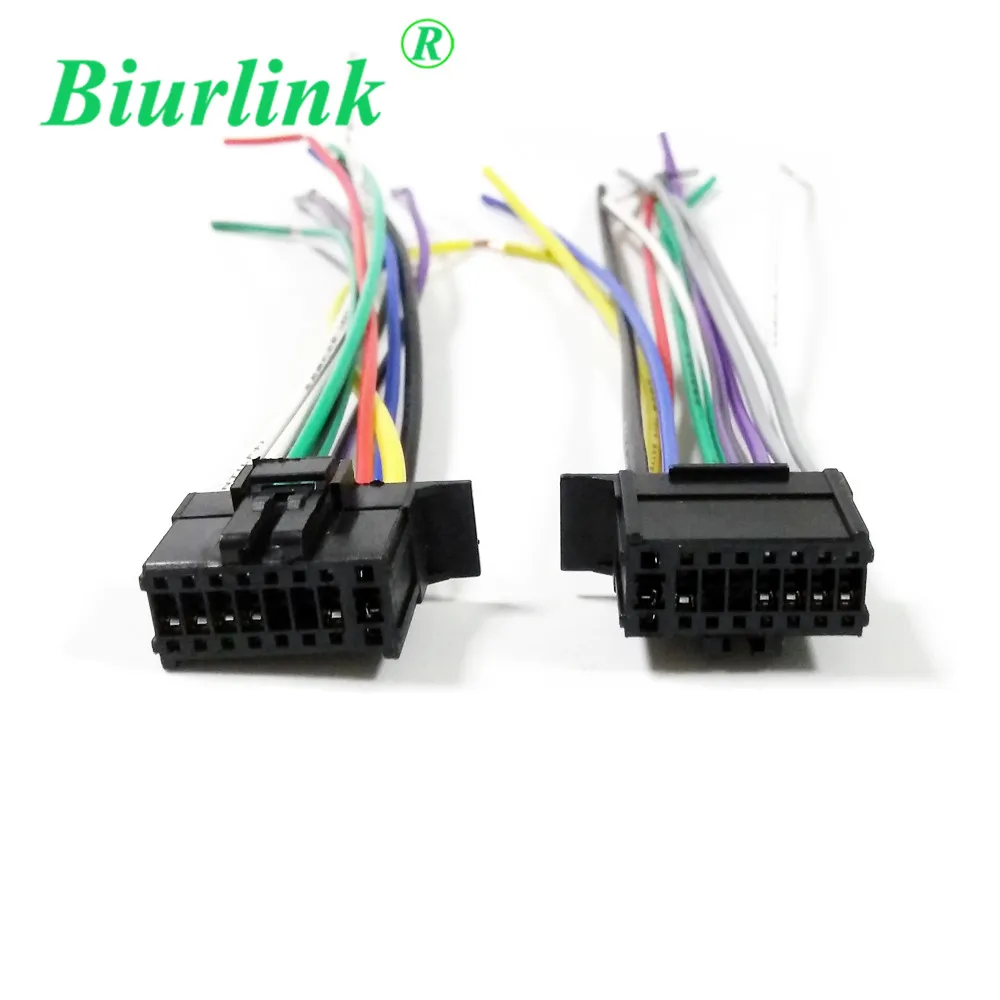 

2PCS Car Radio Stereo CD Player Changer Head Harness Wire Cable Connector Adapter for Pioneer Headunit Stereo Radio