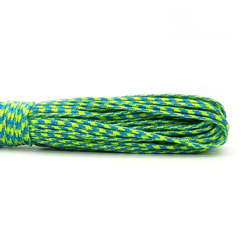 100-Color Paracord 2mm Rope 5