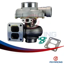 PQY STORE- HIGH QUALITY TURBO GT45R Turbo charger .70 cold,1.0 hot external w/g t4 flange TURBOCHARGER PQY-TURBO34