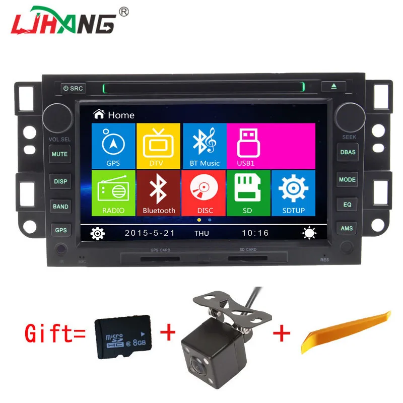 

LJHANG 2 din Car dvd Player Stereo GPS For Chevrolet Epica Matiz Eco Logic Spark Captiva Aveo rear camera Audio Video headunit