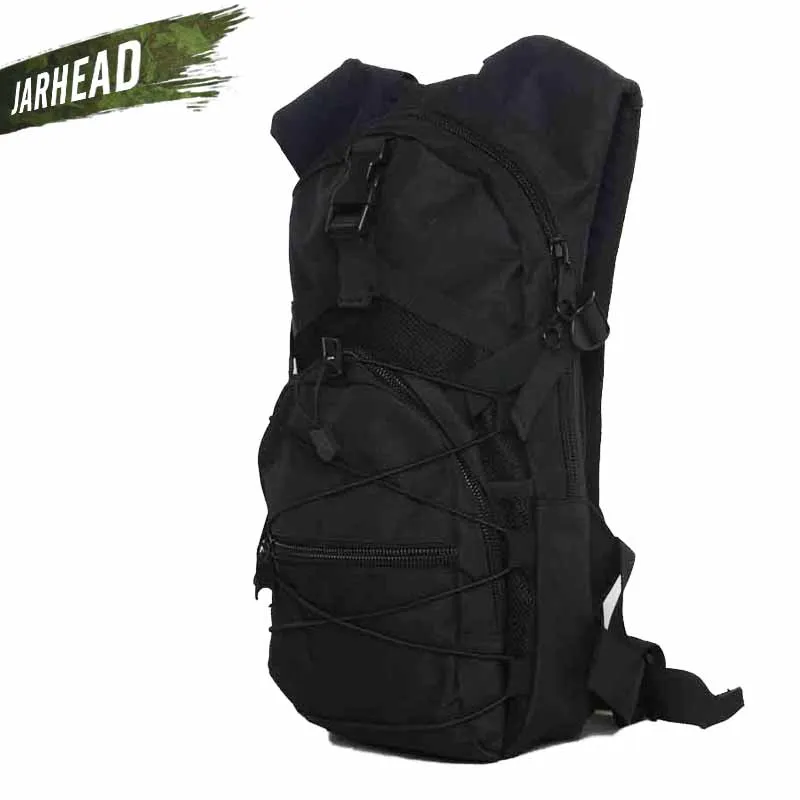 Уличный мужской рюкзак для альпинизма, военный камуфляж, тактический охотничий рюкзак для женщин, для путешествий, кемпинга, пеших прогулок, для верховой езды, спортивная сумка для воды, 9 цветов - Цвет: Black
