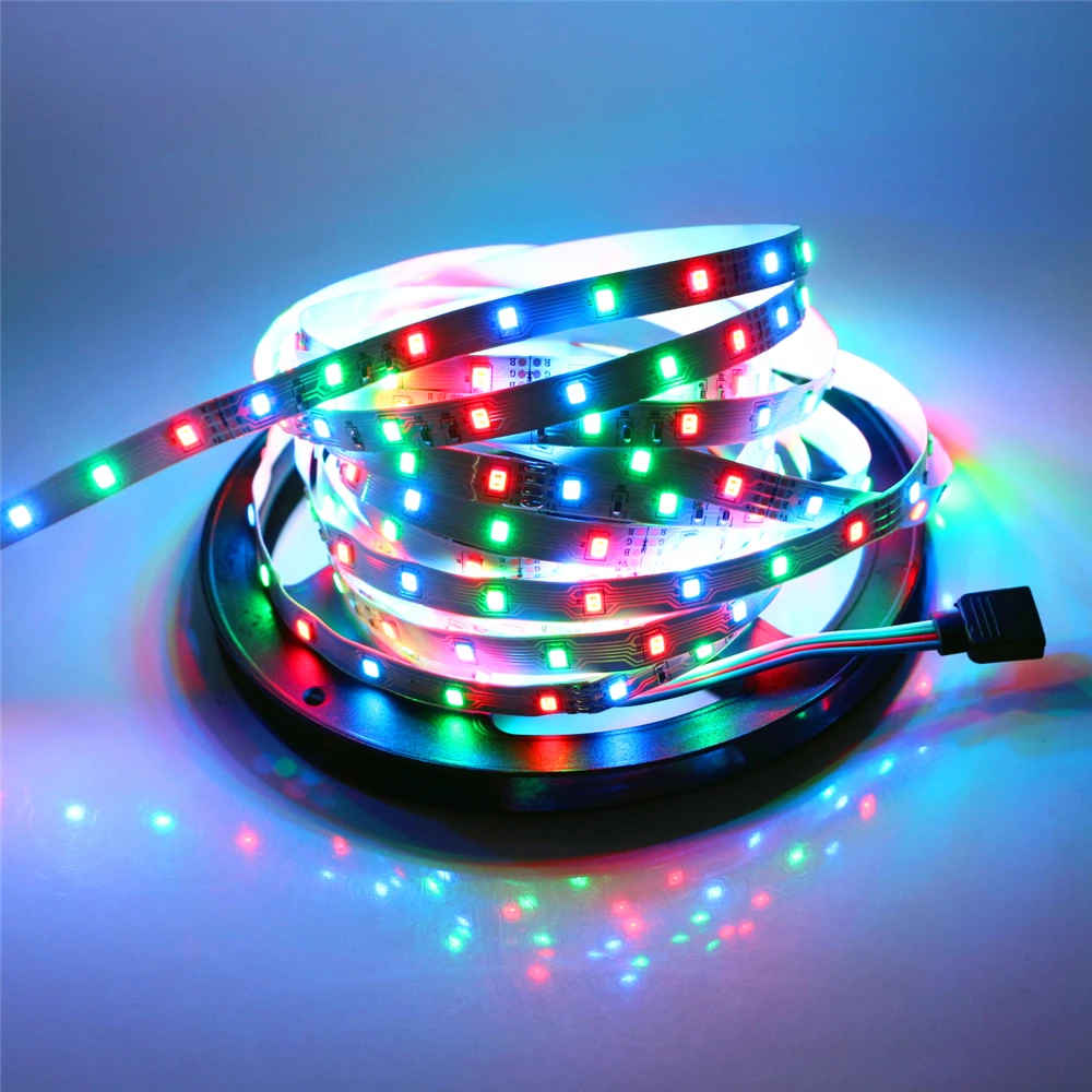 Светодиодный светильник 1 / 2/3/4/5 м 2835 3528 SMD RGB светодиодный ing 60 s/m гибкий