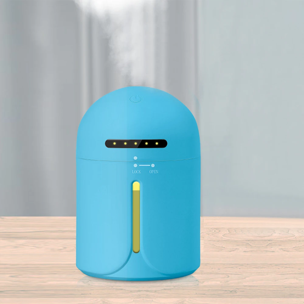 3 in 1 USB Air Humidifier Ultrasonic Cool-Mist Adorable Pet Mini With LED Light Fan 300ML Portable | Бытовая техника