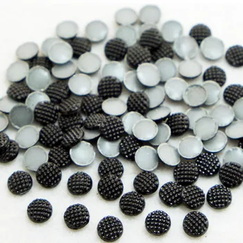 

SINUAN Round Rivet Hot-Fix Rivet 6Mm 8Mm 10Mm Rivet Accessories Plating Punk Spike Close-End Black Studs Diy Bag Accessories