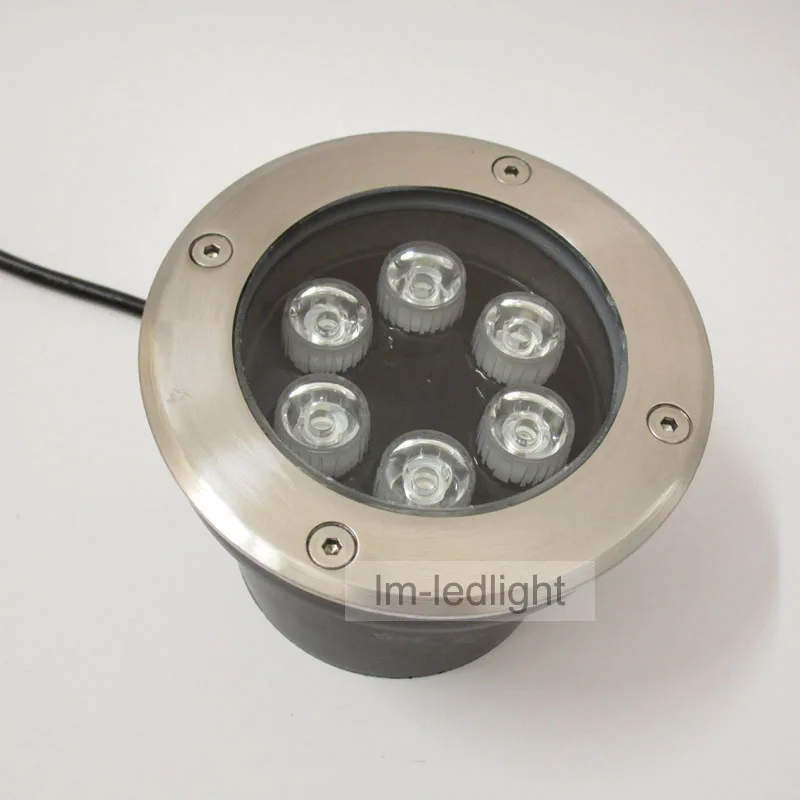 

6W led outdoor grounding light dia120mm 110V 120V 130V 220V 230V 240V IP67 waterproof utdoor steps free ship 2pcs