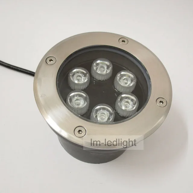 6W led outdoor grounding light dia120mm 110V 120V 130V 220V 230V 240V