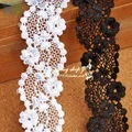 Новые lace300 двор/lot 9 см Ширина DIY Женщины платье кружевной отделкой африканский гипюр золотой цветок вышитые кружева лента DHL