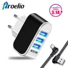 Proelio Мульти USB зарядное устройство для iPhone 7 8 Plus X USB зарядное устройство для телефона настенный адаптер для Xiao mi Red mi Note 7 mi 8 9 для samsung S8 S9