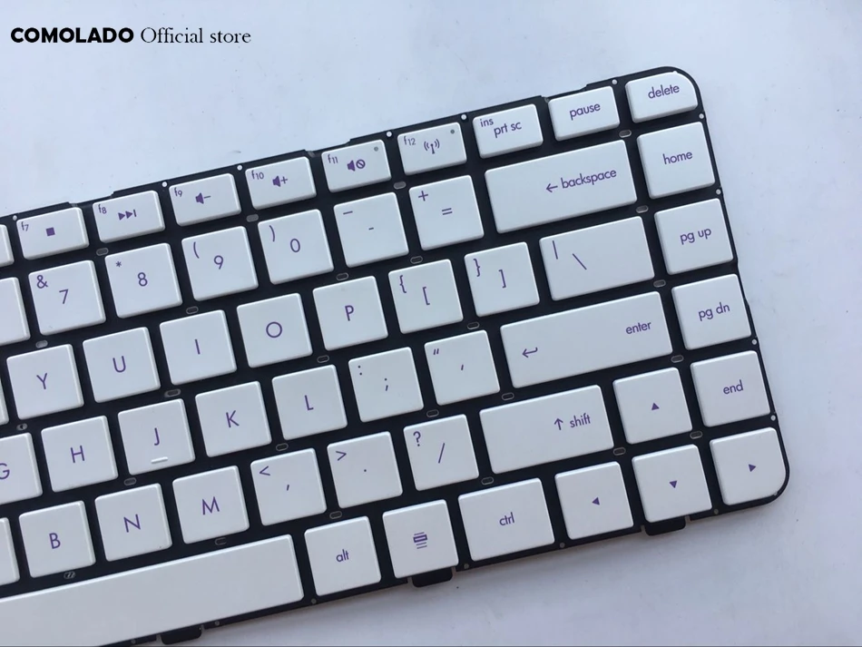US English Keyboard For HP Pavilion dm4 dm4-1000 DM4-1100 DM4-2015DX DM4T-1000 DV5-2000 DV5T-2000 white without frame Keyboard US Layout (2)