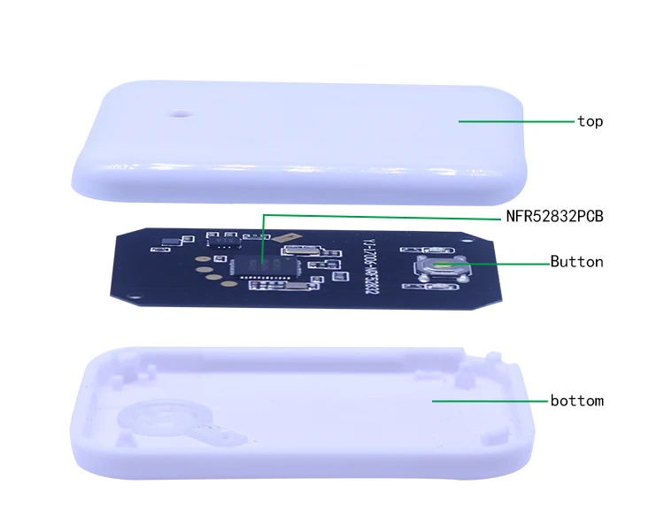 Датчик маяка на заказ BLE nRF52832 Bluetooth маячок, акселерометр гироскопа датчик давления влажности