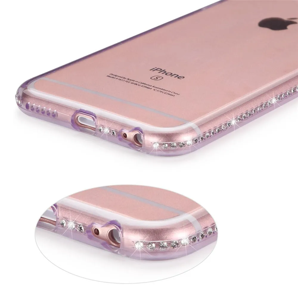 For-Coque-Iphone-6S-Case-Clear-Protective-Back-Cover-with-Bling-Diamond-Bumper-Glitter-Crystal-Frame-for-fundas-Iphone-6-4.7inch-7