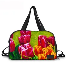 Noisy Designs 3D с напечатанным узором цветов Женская сумка для путешествий для женщин сумка для багажа большая путешествие на выходные