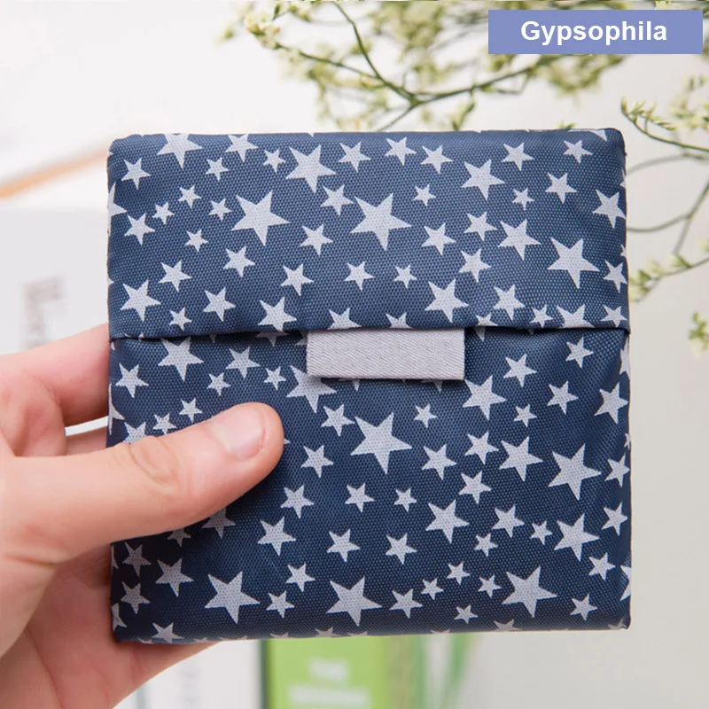 

New Arrival Shopping Bag Handbag Storage Foldable Reusable Oxford Cloth Tote For Grocery Key Chain