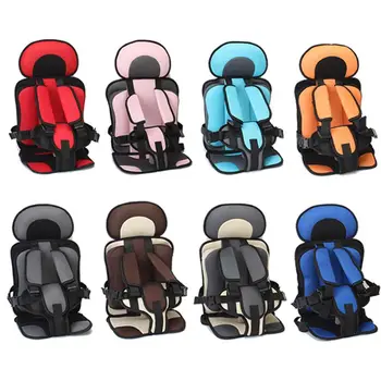 

Professional 1-5T Travel Baby Safety Seat Cushion With Infant Safe Belt Fabric Mat Little Child Carrier Adjustable Fastener
