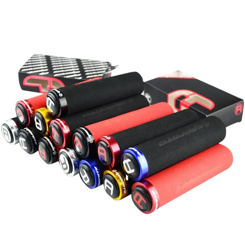 

Single-side Lock On Bicycle Handlebar End Grip for Mountain Road Bike Anti-Skid Sponge Handle Cover Handlebar End Cover Grips